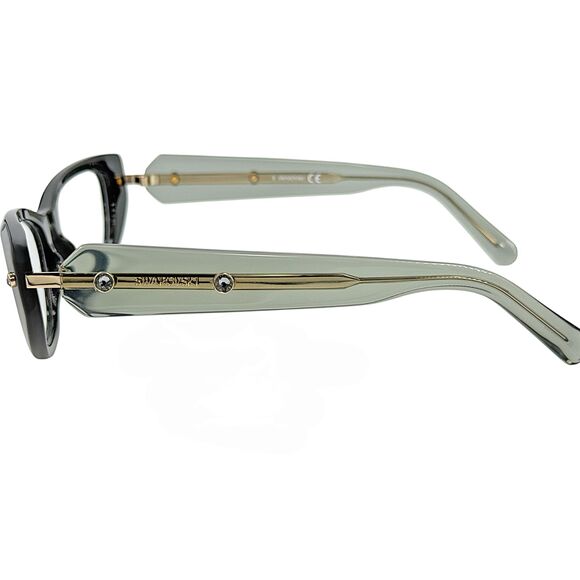 Swarovski SK5476 Womens Plastic Eyeglass Frame 001 Shiny Black 53-16 main image 4
